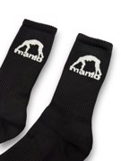 MANTO socks logo -black 